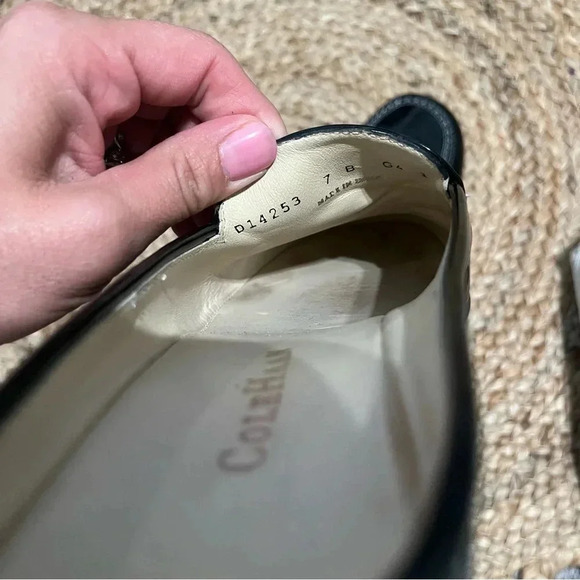 Cole Haan Black Patent Leather Slip-ons - Picture 5 of 5